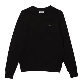 Felpa Donna Lacoste Girocollo Nero
