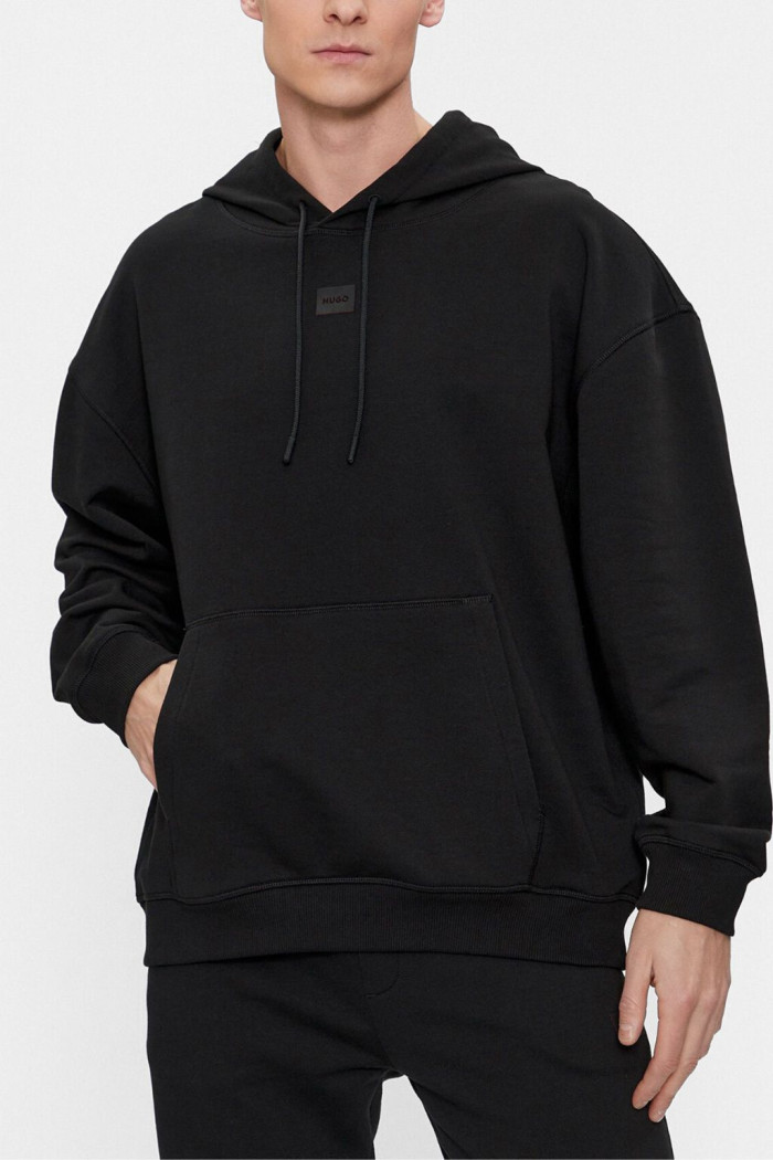 FELPA UOMO CON CAPPUCCIO WE-PATCHWORK HUGO BOSS