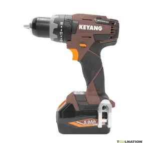 Keyang DM18BL Trapano avvitatore a percussione a batteria 18V 5,0Ah Li-Ion