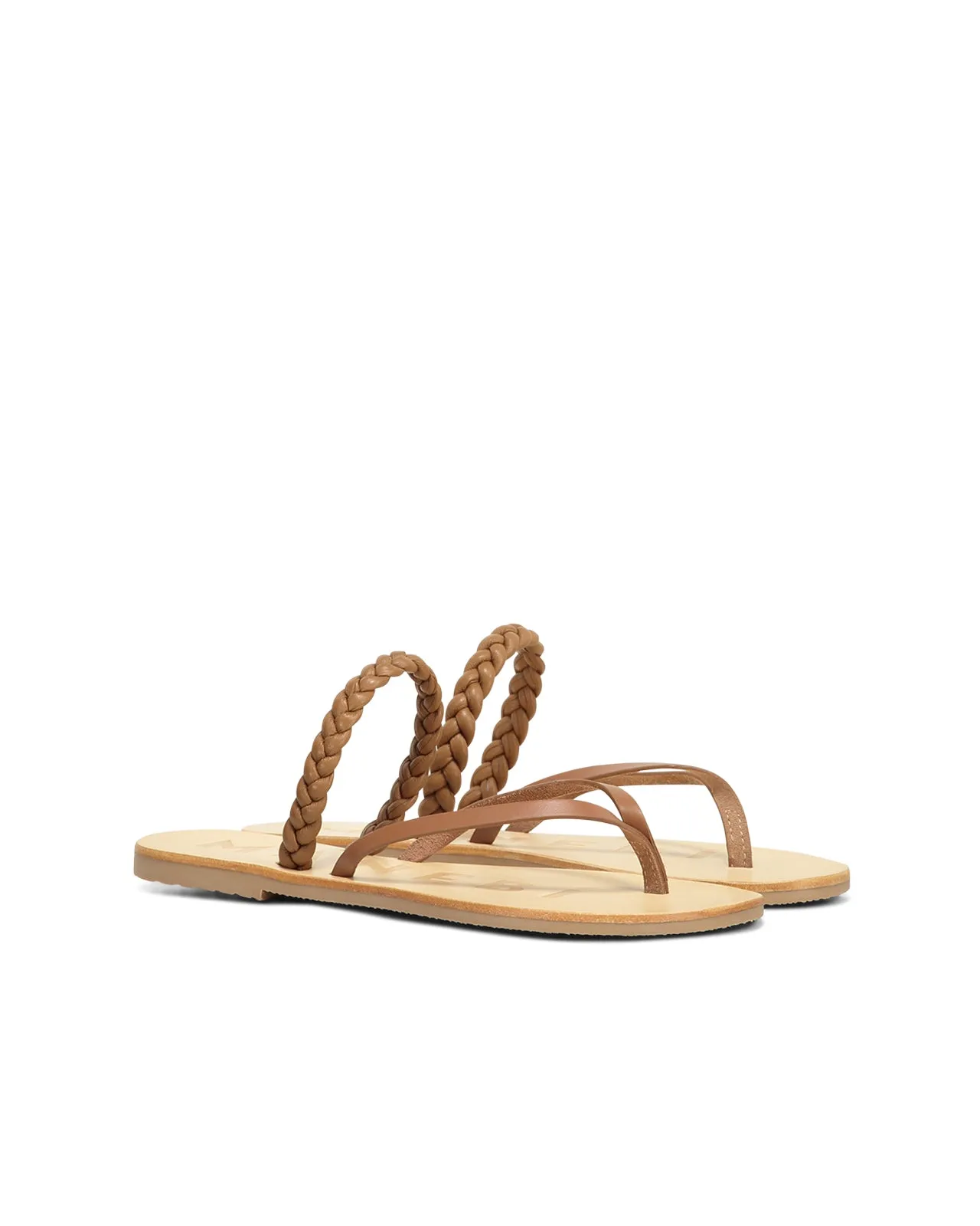 Sandalo infradito braided canyon tan