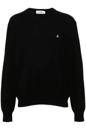 VIVIENNE WESTWOOD Abbigliamento,Maglieria Maglione Alex in misto cotone biologico nero 